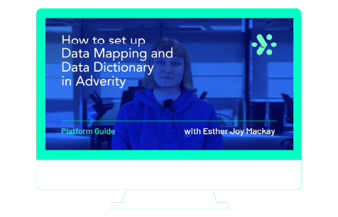 Platform guide on screen